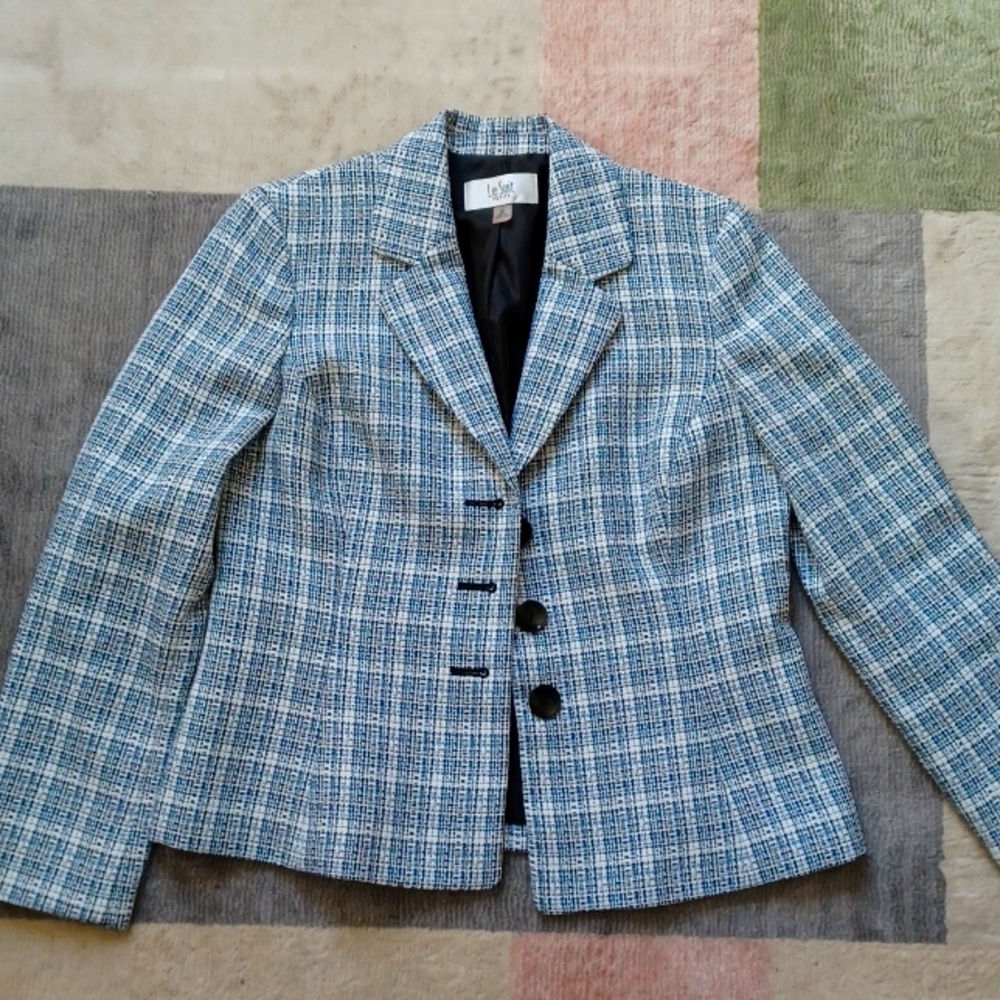 LE SUIT PETITE 8P Blue Blazer / Business Jacket